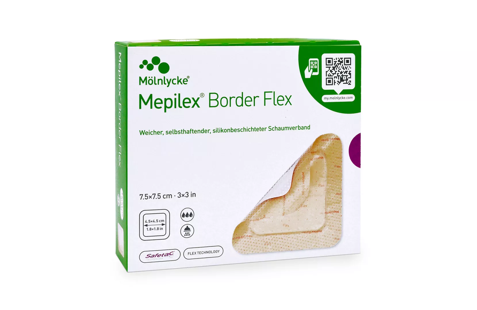 MEPILEX Border Flex Schaumverb.haft.7.5x7.5 cm, 10 Stück kaufen