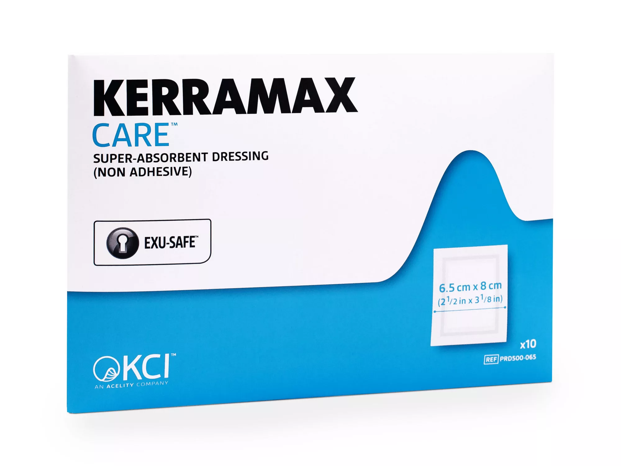 KERRAMAX care 6.5x8 cm Verband nicht klebend, 10 Stück