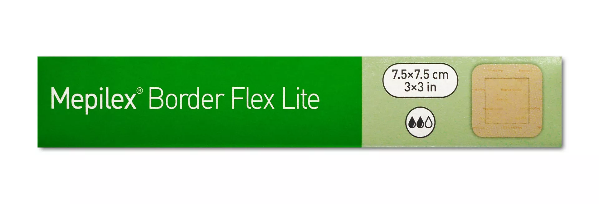 MEPILEX Border Flex Lite Schaumverb. 7.5x7.5 cm, steril, 5 Stück