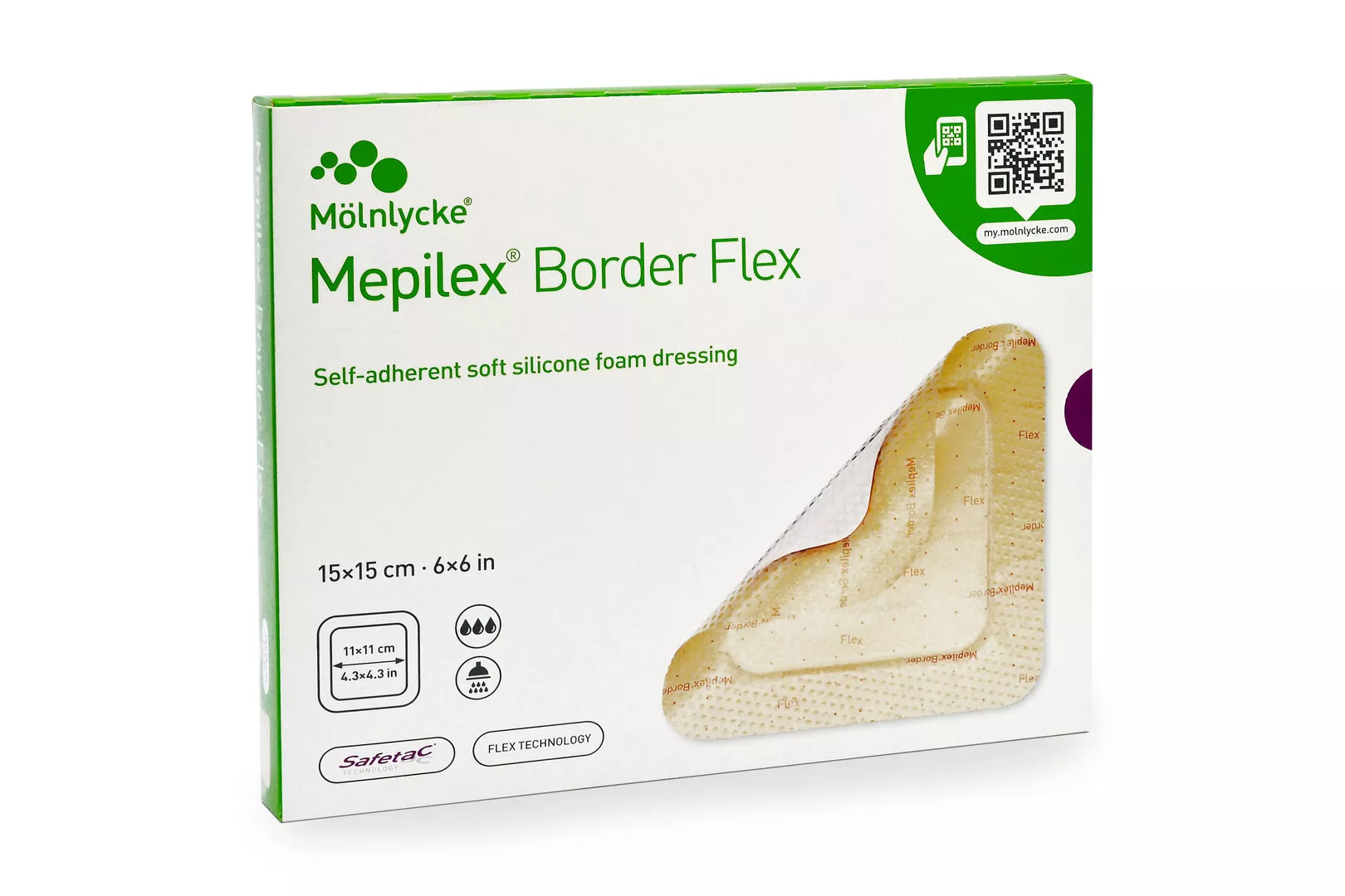 MEPILEX Border Flex Schaumverb.haft.15x15 cm, 10 Stück kaufen