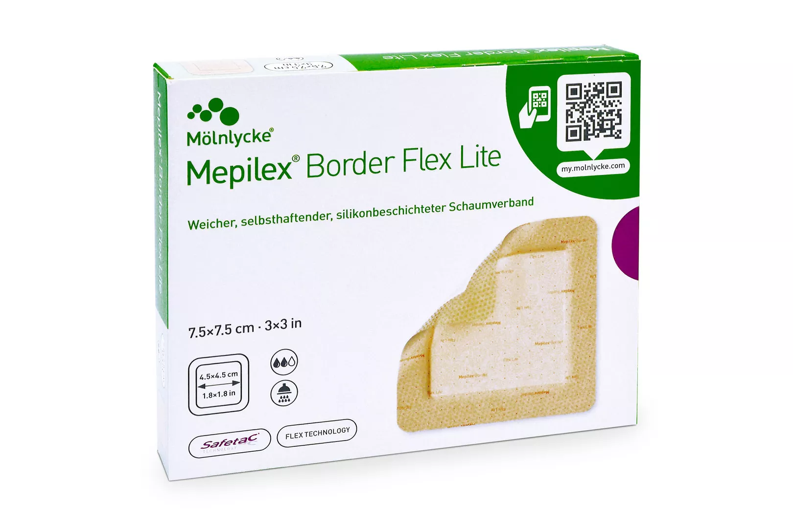 MEPILEX Border Flex Lite Schaumverb. 7.5x7.5 cm, steril, 5 Stück kaufen