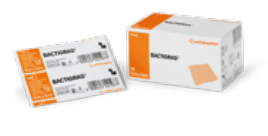 BACTIGRAS Antiseptischer Paraffingazeverband mit Chlorhexidinacetat 15cm x 1m steril 12 Stück PZN 08752679